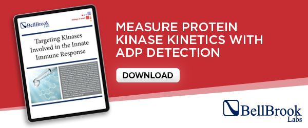 Measure protein kinase kinetics with ADP detection