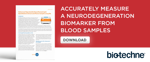 Accurately measure a neurodegeneration biomarker from blood samples